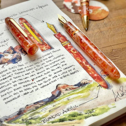 Stylo Plume Édition limitée Esterbrook | Petrified Forest Silver - Esterbrook - Moyenne - millenotes