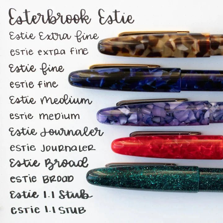 Stylo Plume Édition limitée Esterbrook | Petrified Forest Silver - Esterbrook - Moyenne - millenotes