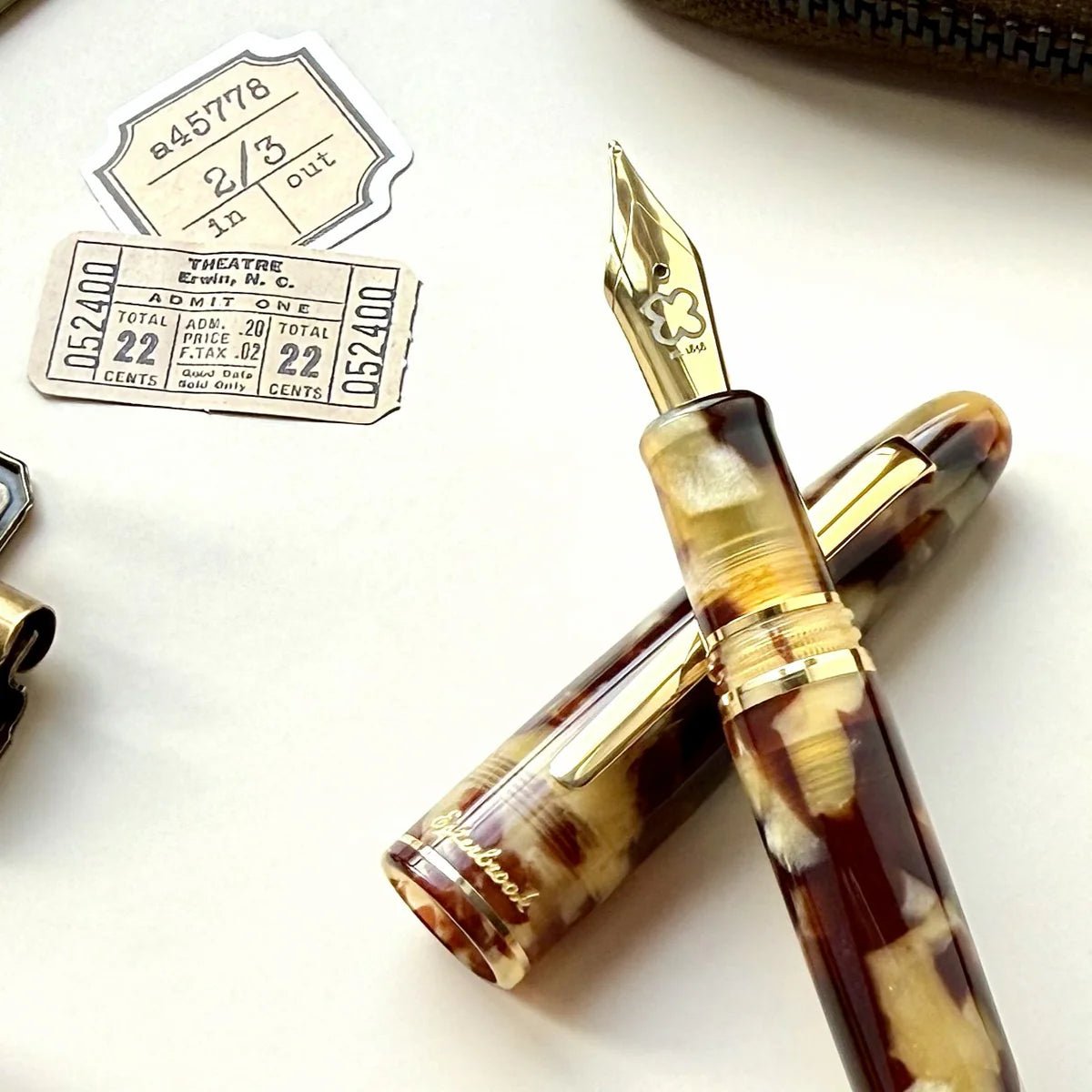 Stylo Plume Esterbrook Estie | Tortoise Gold - Esterbrook - Fine - millenotes