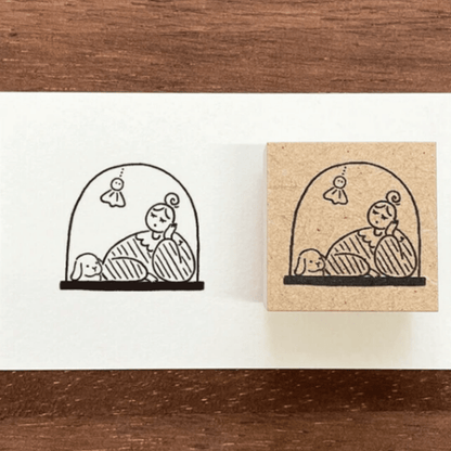 Tampon décoratif | STAMP MARCHÉ | À la Fenêtre - STAMP MARCHÉ - millenotes