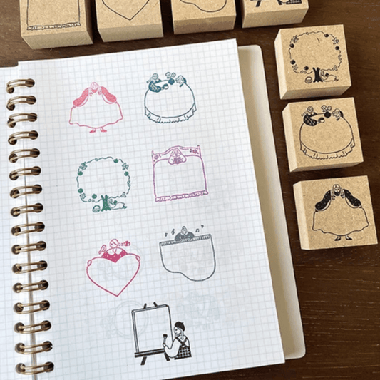 Tampon décoratif | STAMP MARCHÉ | Artiste - STAMP MARCHÉ - millenotes