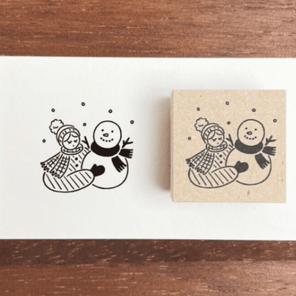 Tampon décoratif | STAMP MARCHÉ | Bonhomme de Neige - STAMP MARCHÉ - millenotes