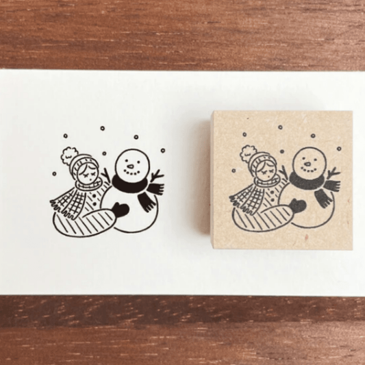 Tampon décoratif | STAMP MARCHÉ | Bonhomme de Neige - STAMP MARCHÉ - millenotes