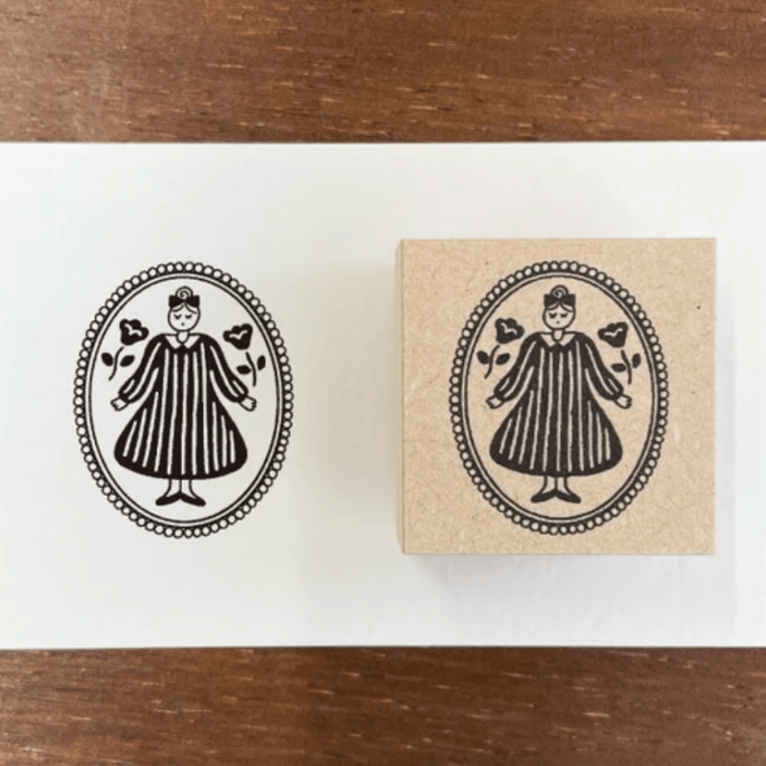 Tampon décoratif | STAMP MARCHÉ | Broche Ovale - STAMP MARCHÉ - millenotes