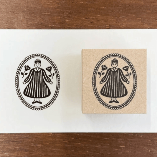 Tampon décoratif | STAMP MARCHÉ | Broche Ovale - STAMP MARCHÉ - millenotes