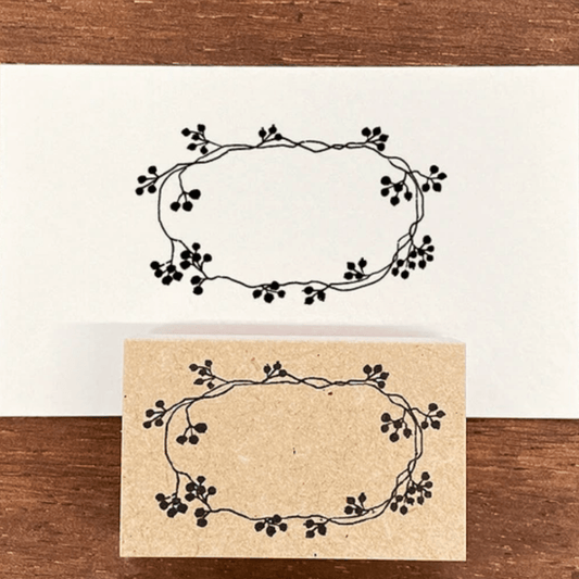 Tampon décoratif | STAMP MARCHÉ | Cadre Cynorrhodon - STAMP MARCHÉ - millenotes
