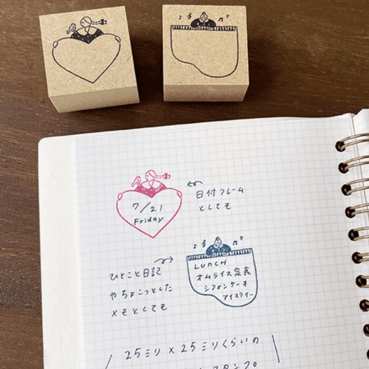 Tampon décoratif | STAMP MARCHÉ | Cœur - STAMP MARCHÉ - millenotes