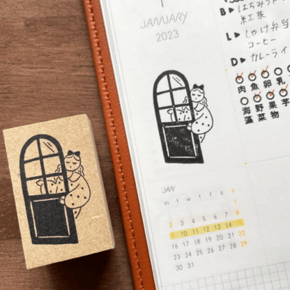 Tampon décoratif | STAMP MARCHÉ | Derrière la Porte - STAMP MARCHÉ - millenotes