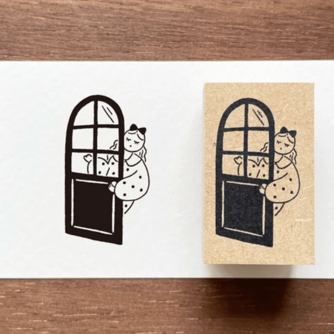 Decorative Stamp | MARKET STAMP | Behind the Door – millenotes