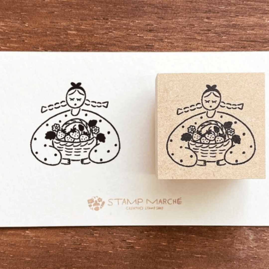 Tampon décoratif | STAMP MARCHÉ | Fraises - STAMP MARCHÉ - millenotes