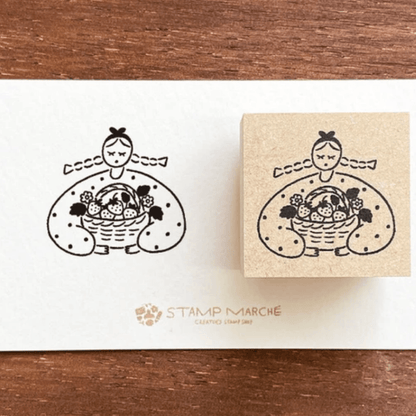 Tampon décoratif | STAMP MARCHÉ | Fraises - STAMP MARCHÉ - millenotes