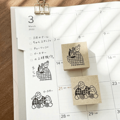 Tampon décoratif | STAMP MARCHÉ | Journaling Time A - STAMP MARCHÉ - millenotes