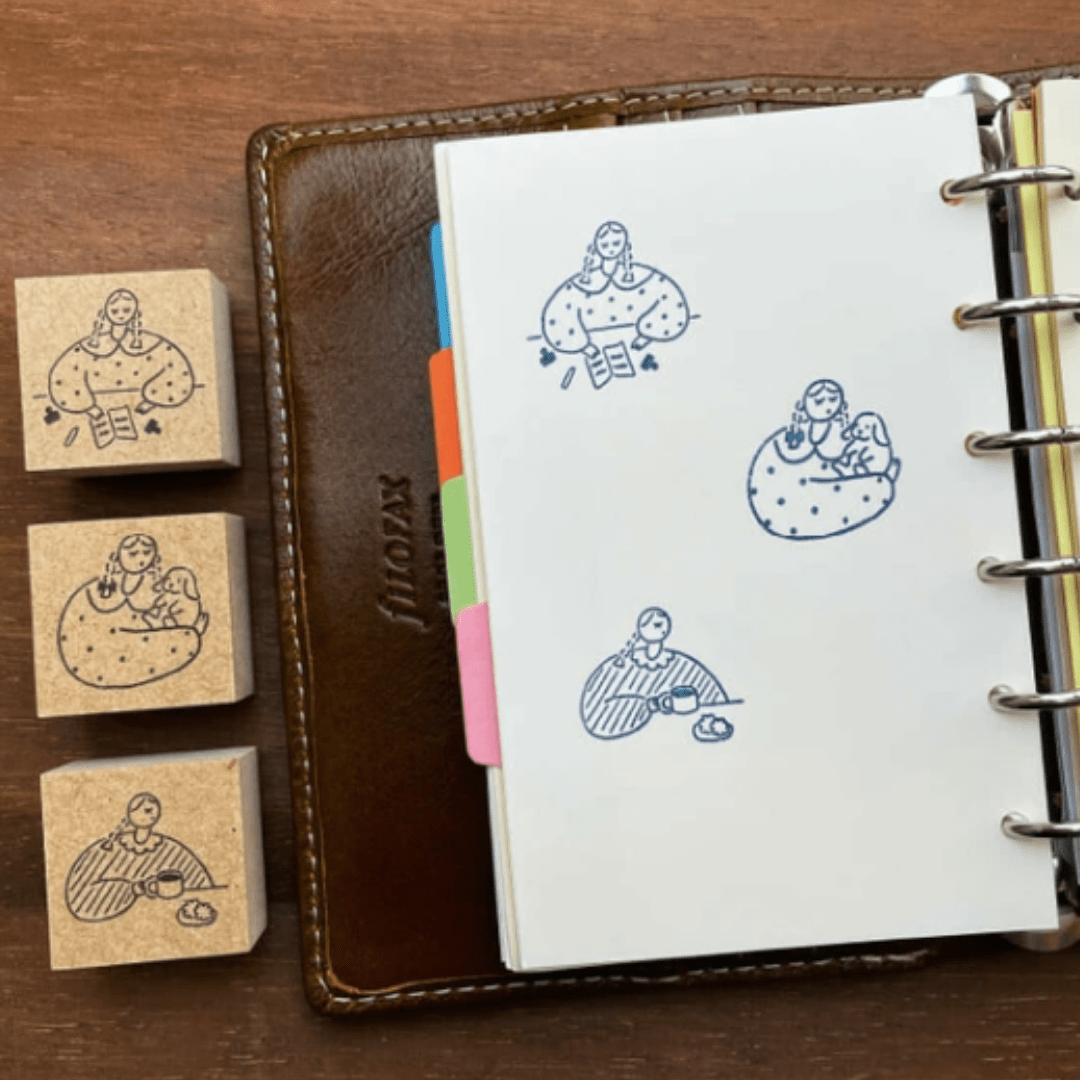 Tampon décoratif | STAMP MARCHÉ | Journaling Time B - STAMP MARCHÉ - millenotes