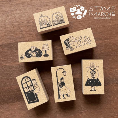 Tampon décoratif | STAMP MARCHÉ | Journaling Time B - STAMP MARCHÉ - millenotes