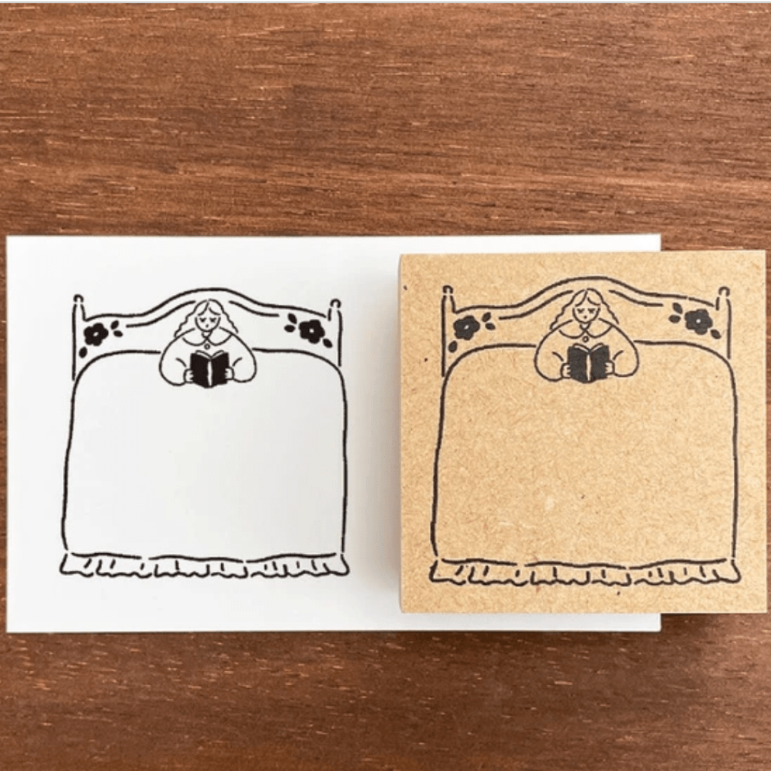 Tampon décoratif | STAMP MARCHÉ | Lecture au Lit - STAMP MARCHÉ - millenotes