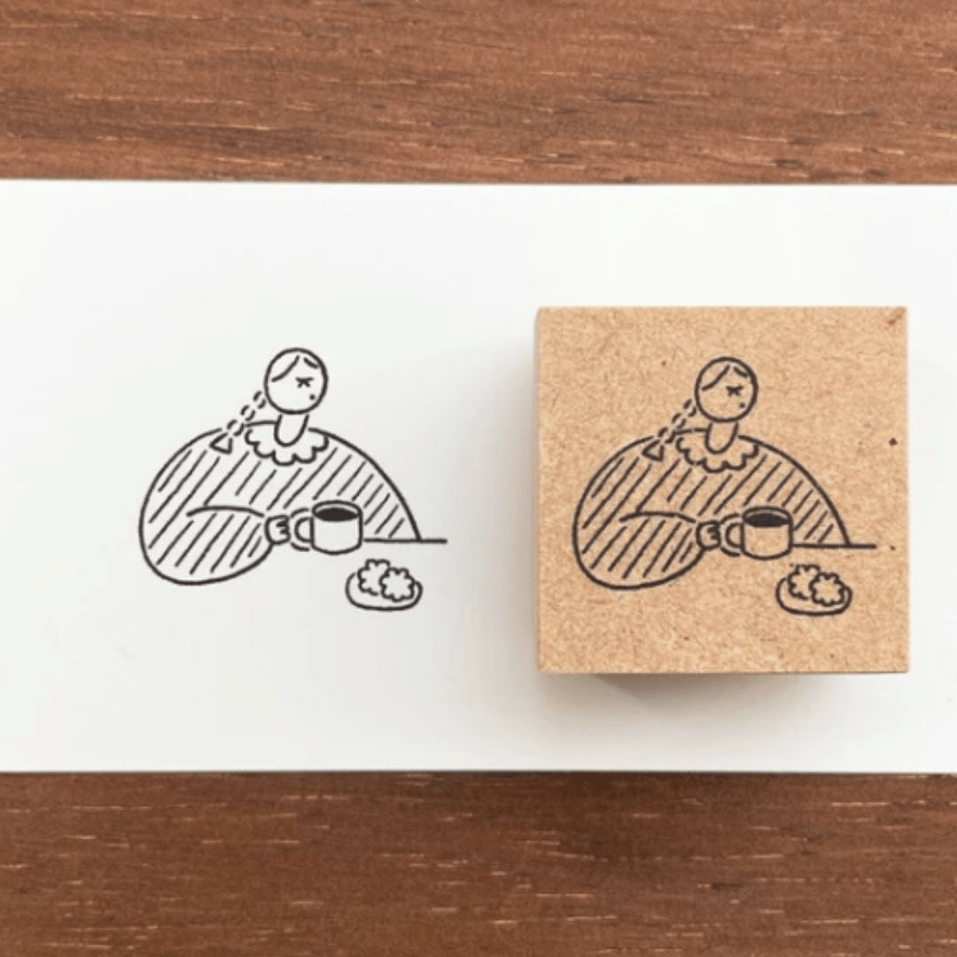 Tampon décoratif | STAMP MARCHÉ | Pause Café - STAMP MARCHÉ - millenotes