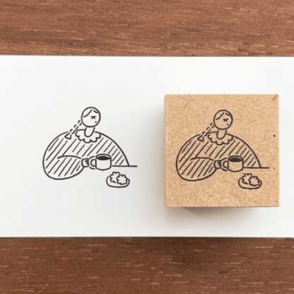 Tampon décoratif | STAMP MARCHÉ | Pause Café - STAMP MARCHÉ - millenotes