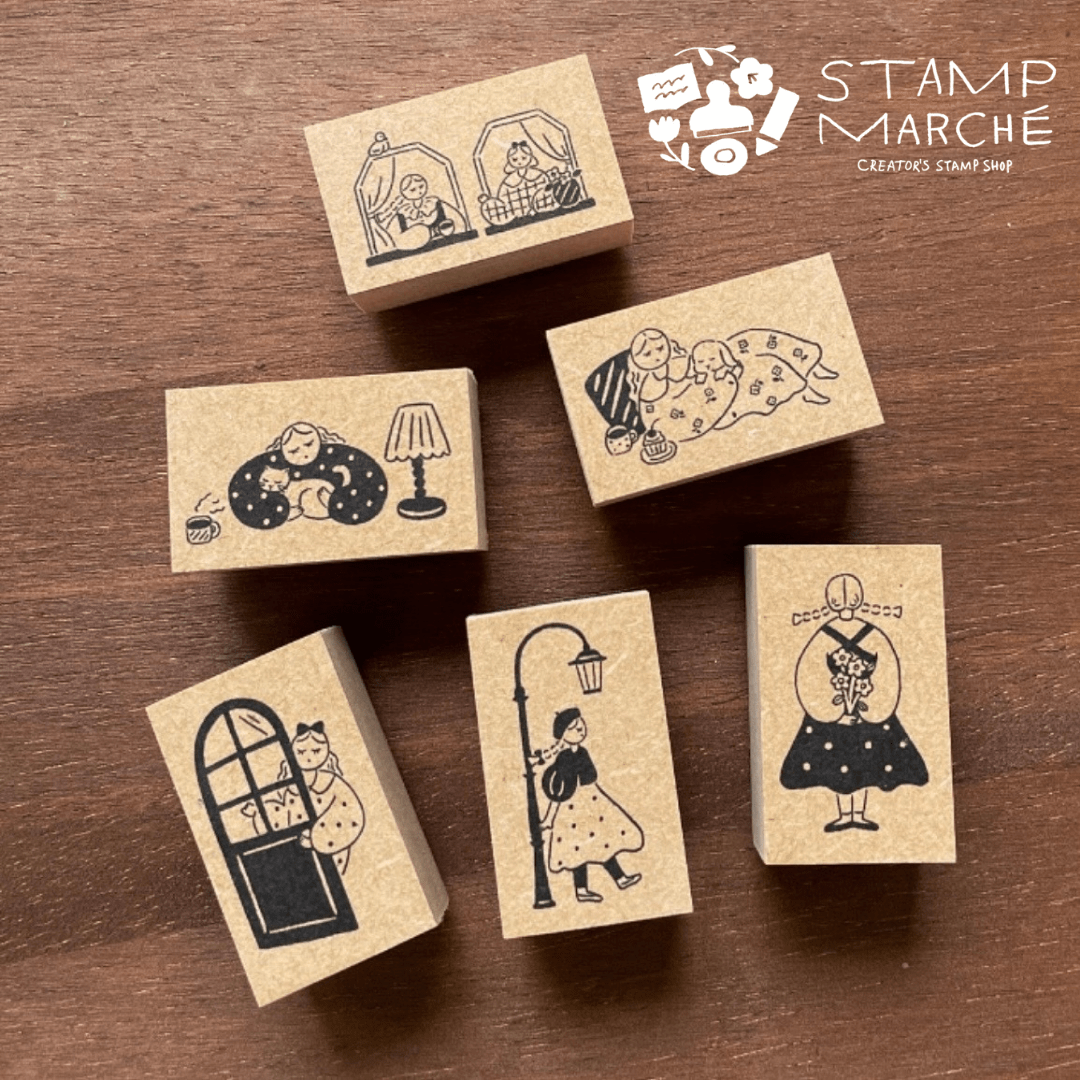 Tampon décoratif | STAMP MARCHÉ | Set Jours - STAMP MARCHÉ - millenotes