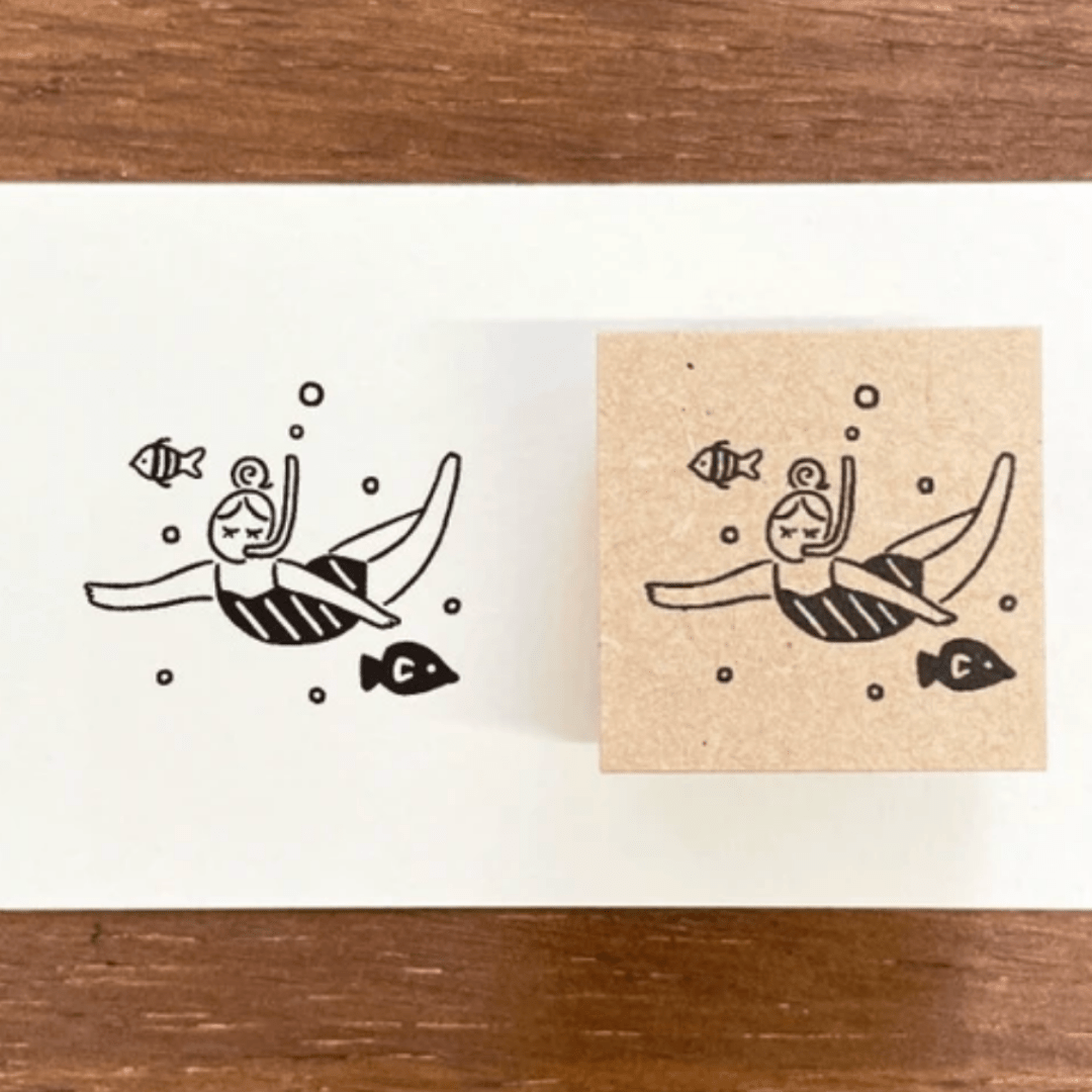 Tampon décoratif | STAMP MARCHÉ | Snorkeling - STAMP MARCHÉ - millenotes