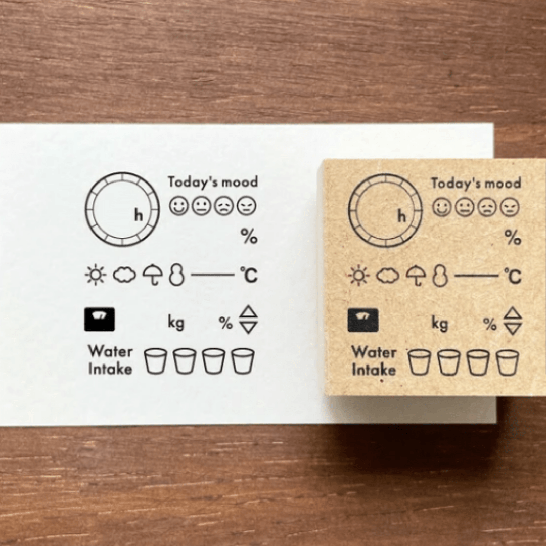 Tampon décoratif | STAMP MARCHÉ | Suivi du jour - STAMP MARCHÉ - millenotes