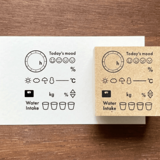 Tampon décoratif | STAMP MARCHÉ | Suivi du jour - STAMP MARCHÉ - millenotes