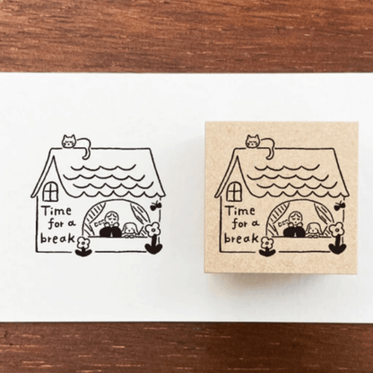 Tampon décoratif | STAMP MARCHÉ | Temps de Pause - STAMP MARCHÉ - millenotes