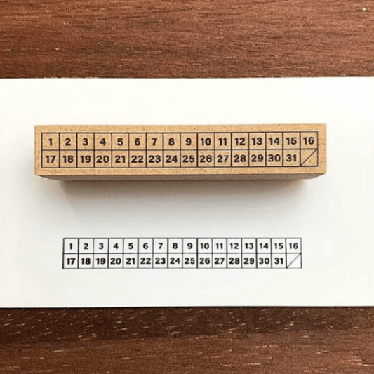 Tampon décoratif | STAMP MARCHÉ | Tracker Horizontal - STAMP MARCHÉ - millenotes