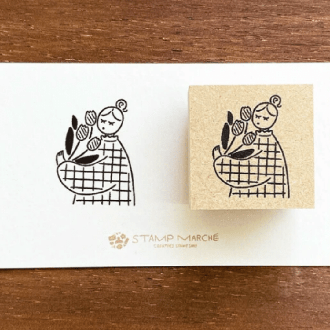 Tampon décoratif | STAMP MARCHÉ | Tulipes - STAMP MARCHÉ - millenotes