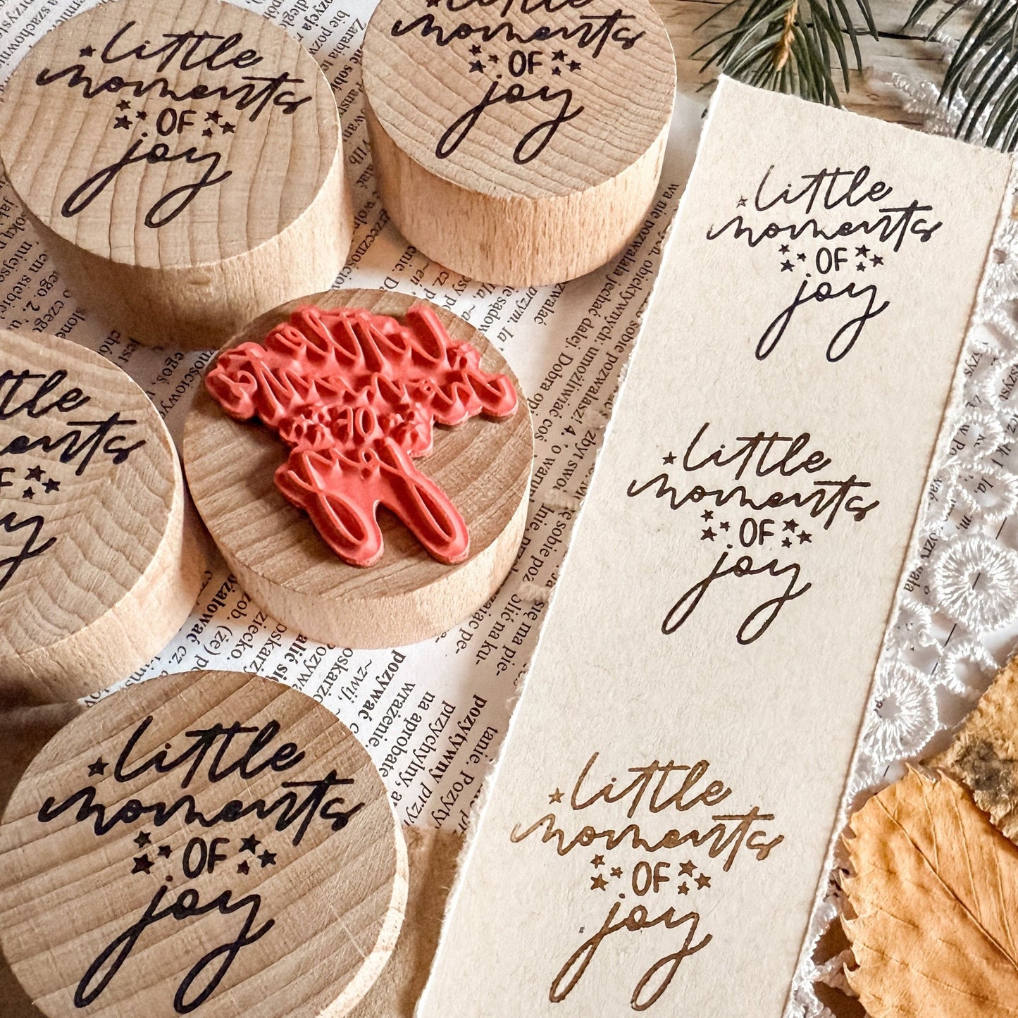 Tampon en bois | Bujojej | Little Moments of Joy - Bujojej - millenotes