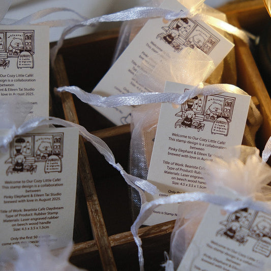 Tampon en bois | Eileen Tai | Bearista Café Daydream - Eileen Tai - millenotes