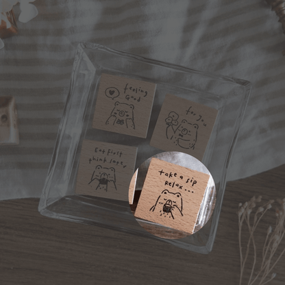 Tampon en bois | Eileen Tai | Ordinary Days B - Eileen Tai - 04. Take a sip relax - millenotes
