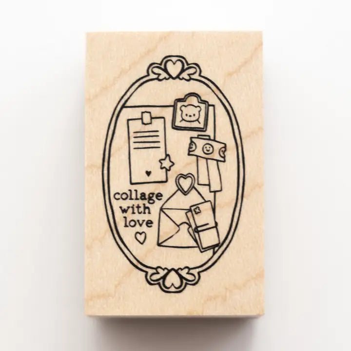 Tampon en bois | Grumpy Nook | Framed Collage - Grumpy Nook - millenotes