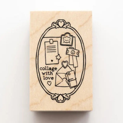 Tampon en bois | Grumpy Nook | Framed Collage - Grumpy Nook - millenotes