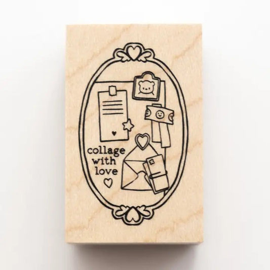Tampon en bois | Grumpy Nook | Framed Collage - Grumpy Nook - millenotes