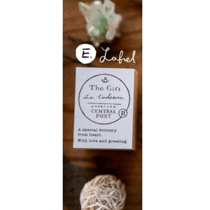 Tampon en bois | OURS Studio | Série The Gift - OURS Studio - E. Label - millenotes
