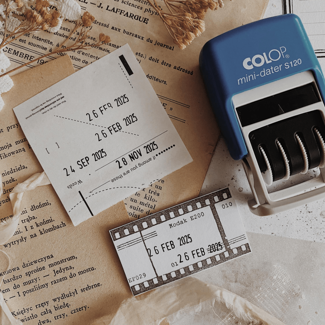 Tampon rotatif dateur | Dates - AlbumHandMadeLove - millenotes
