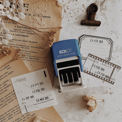Tampon rotatif dateur | Dates - AlbumHandMadeLove - millenotes