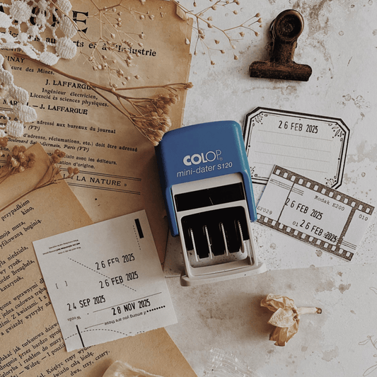Tampon rotatif dateur | Dates - AlbumHandMadeLove - millenotes