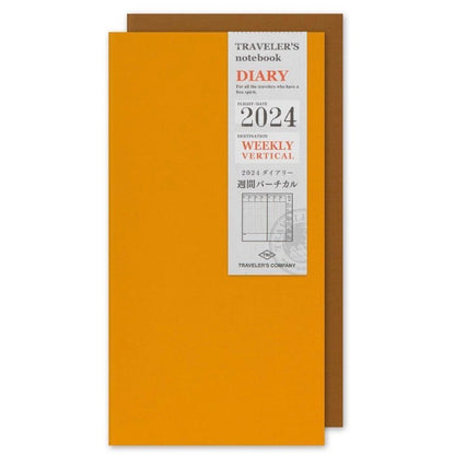 TRAVELER'S NOTEBOOK Agenda 2025 Hebdomadaire Vertical (Standard) - TRAVELER'S COMPANY - millenotes