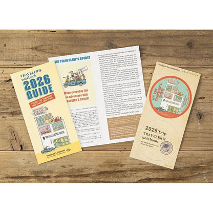 TRAVELER'S NOTEBOOK Agenda 2026 Hebdomadaire+Memo (Regular) - TRAVELER'S COMPANY - millenotes