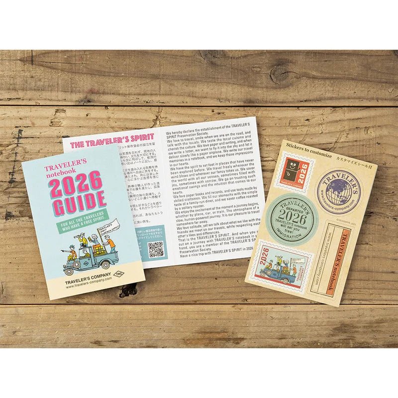 TRAVELER'S NOTEBOOK Agenda 2026 Mensuel (Passeport) - TRAVELER'S COMPANY - millenotes