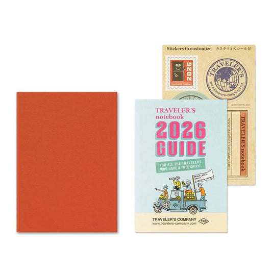 TRAVELER'S NOTEBOOK Agenda 2026 Mensuel (Passeport) - TRAVELER'S COMPANY - millenotes
