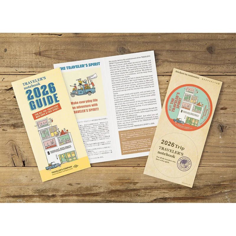 TRAVELER'S NOTEBOOK Agenda 2026 Mensuel (Regular) - TRAVELER'S COMPANY - millenotes