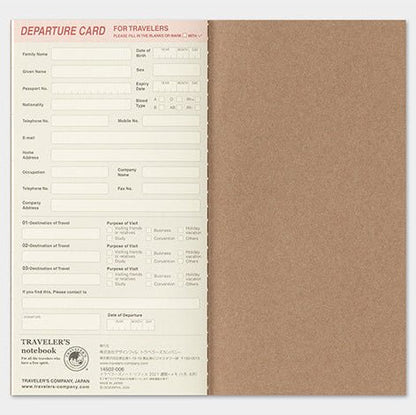 TRAVELER'S NOTEBOOK Agenda 2027 Hebdomadaire+Memo (Regular) - TRAVELER'S COMPANY - millenotes