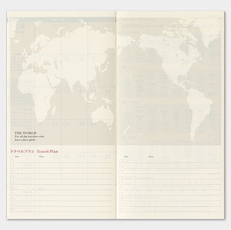 TRAVELER'S NOTEBOOK Agenda 2027 Mensuel (Regular) - TRAVELER'S COMPANY - millenotes