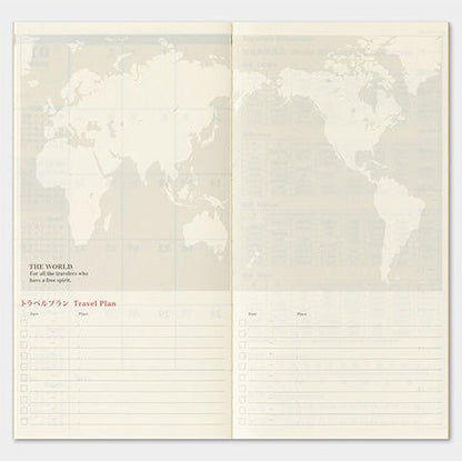 TRAVELER'S NOTEBOOK Agenda 2027 Mensuel (Regular) - TRAVELER'S COMPANY - millenotes