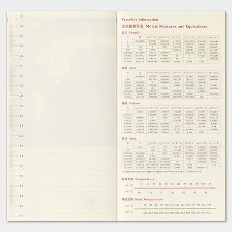 TRAVELER'S NOTEBOOK Agenda 2027 Mensuel (Regular) - TRAVELER'S COMPANY - millenotes