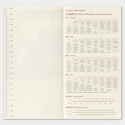 TRAVELER'S NOTEBOOK Agenda 2027 Mensuel (Regular) - TRAVELER'S COMPANY - millenotes