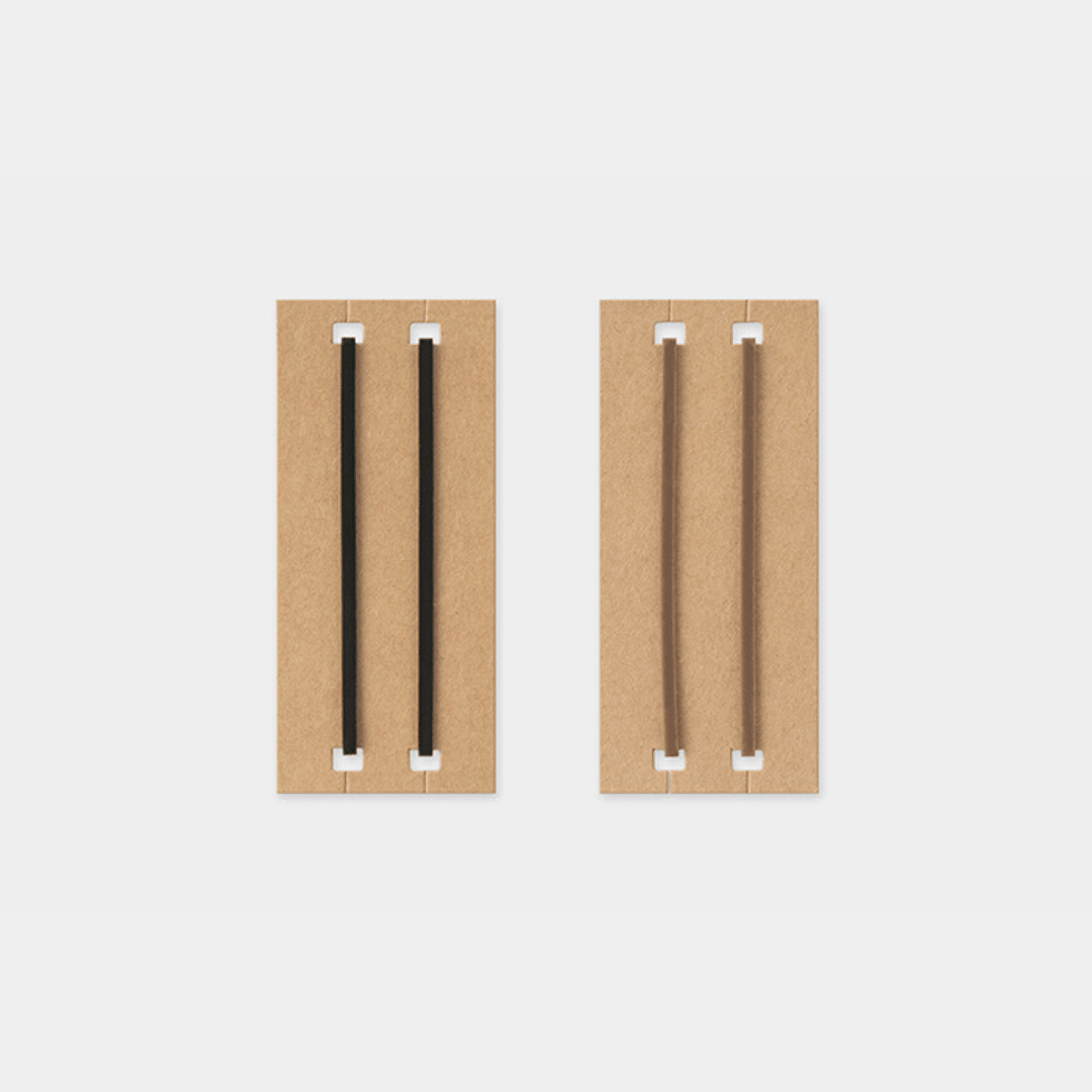 TRAVELER’S Notebook Card Size 20th Anniversary Set | Marron - TRAVELER'S COMPANY - millenotes