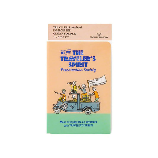 TRAVELER'S NOTEBOOK | Clear folder 2026 Traveler's Spirit (Passeport) - TRAVELER'S COMPANY - millenotes